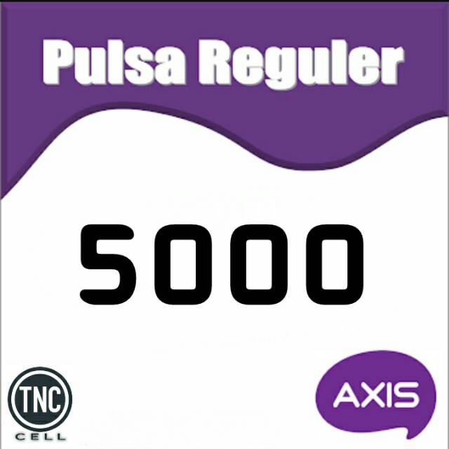 Axis 5K - Pulsa Reguler Axis - Isi Ulang Pulsa Reguler Murah