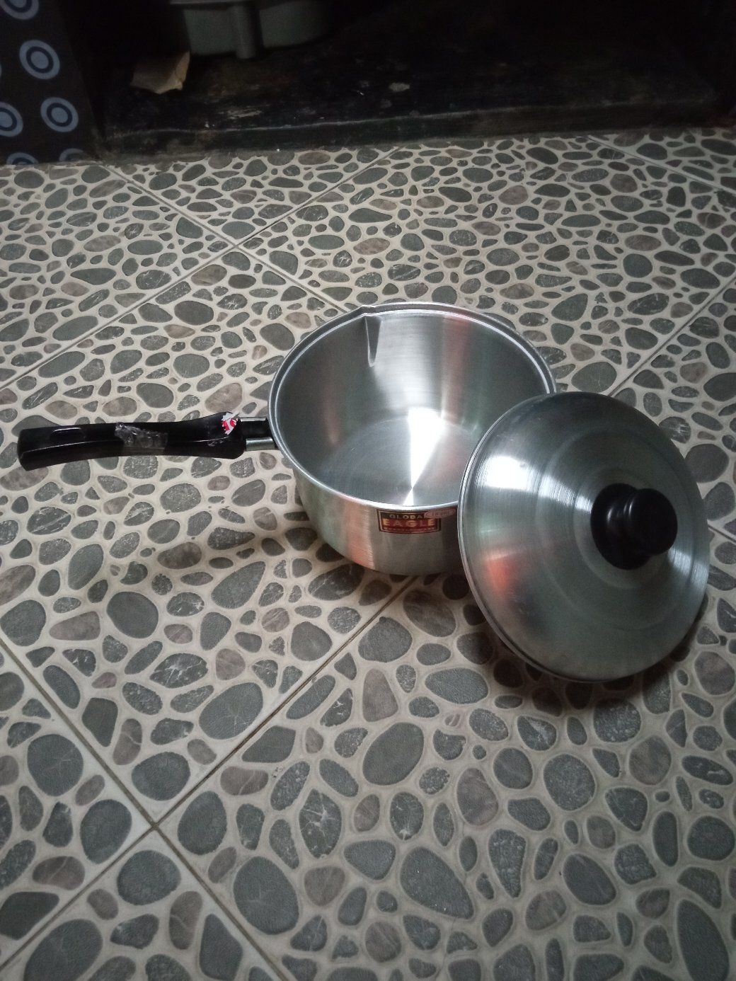 Panci Susu/ Mie + Tutup Eagle 18 Cm