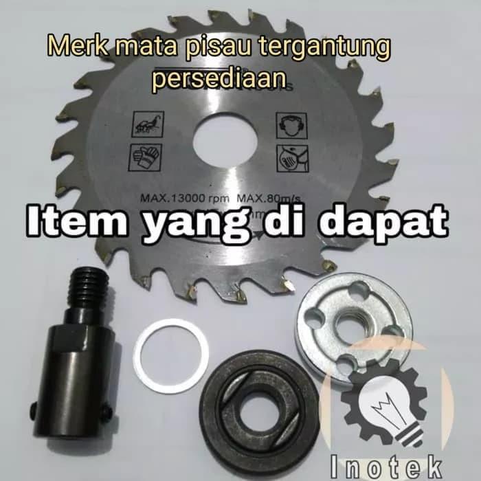 Saw | Set Mandrel Adaptor As 12Mm Circular Saw 4In Dan Mur Flange Termurah
