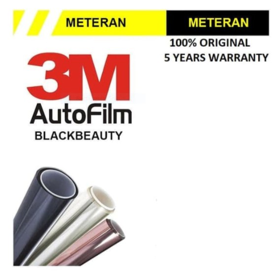 Kaca Film / KacaFilm 3M BlackBeauty / Meteran / Bahan / Harga per 50 cm