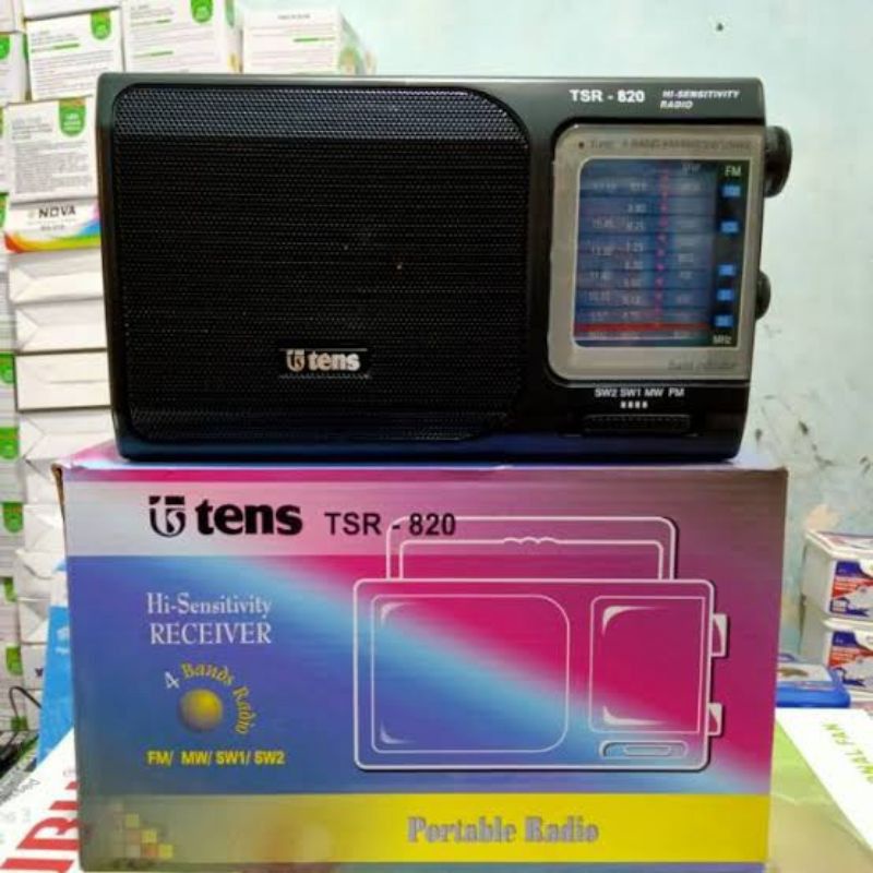 RADIO TENS TSR-820 AM FM FORTABLE RADIO