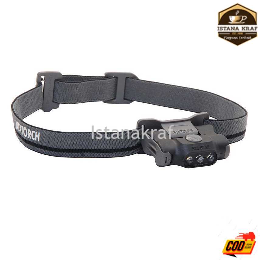 NEXTORCH ECO STAR Headlamp Senter Kepala LED Nichia 48 Lumens