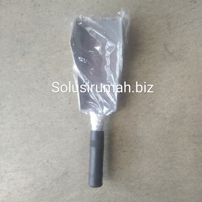 Cetok Batako 8cm Silver Tebal Kecil Bergigi Bata Semen Trowel Buang T