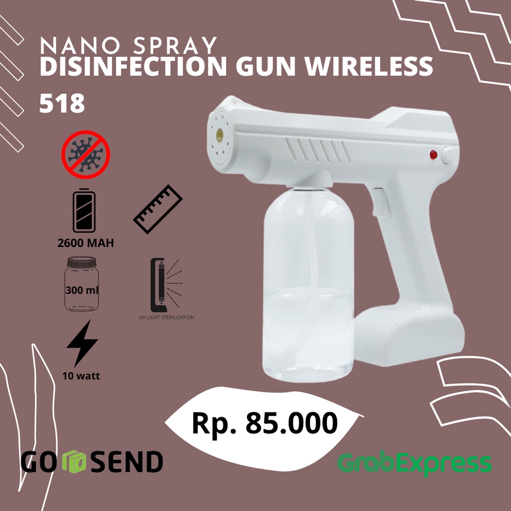 TERMUIRAH Nano Spray Disinfection Gun Wireless 518 klikvape