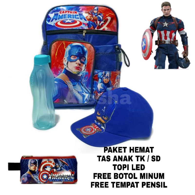 Tas Kaptn Ransel anak laki laki TK SD