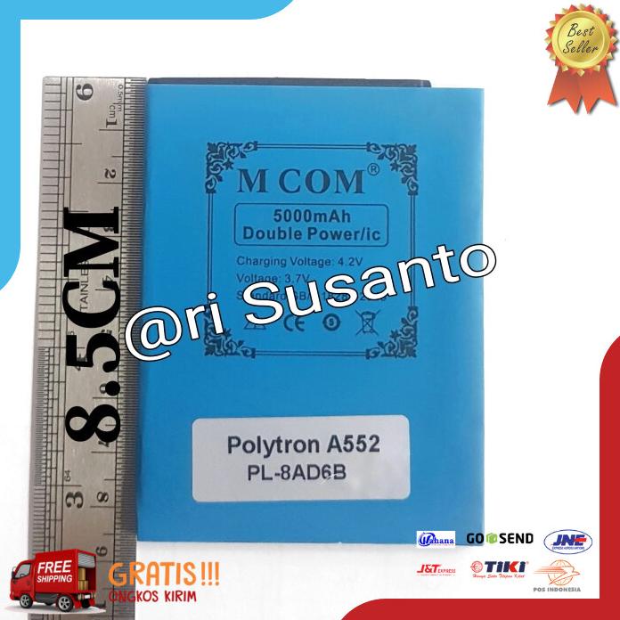 Acc Hp Baterai Mcom Polytron A552 R255B Pl 8Ad6B Double Power 5000Mah