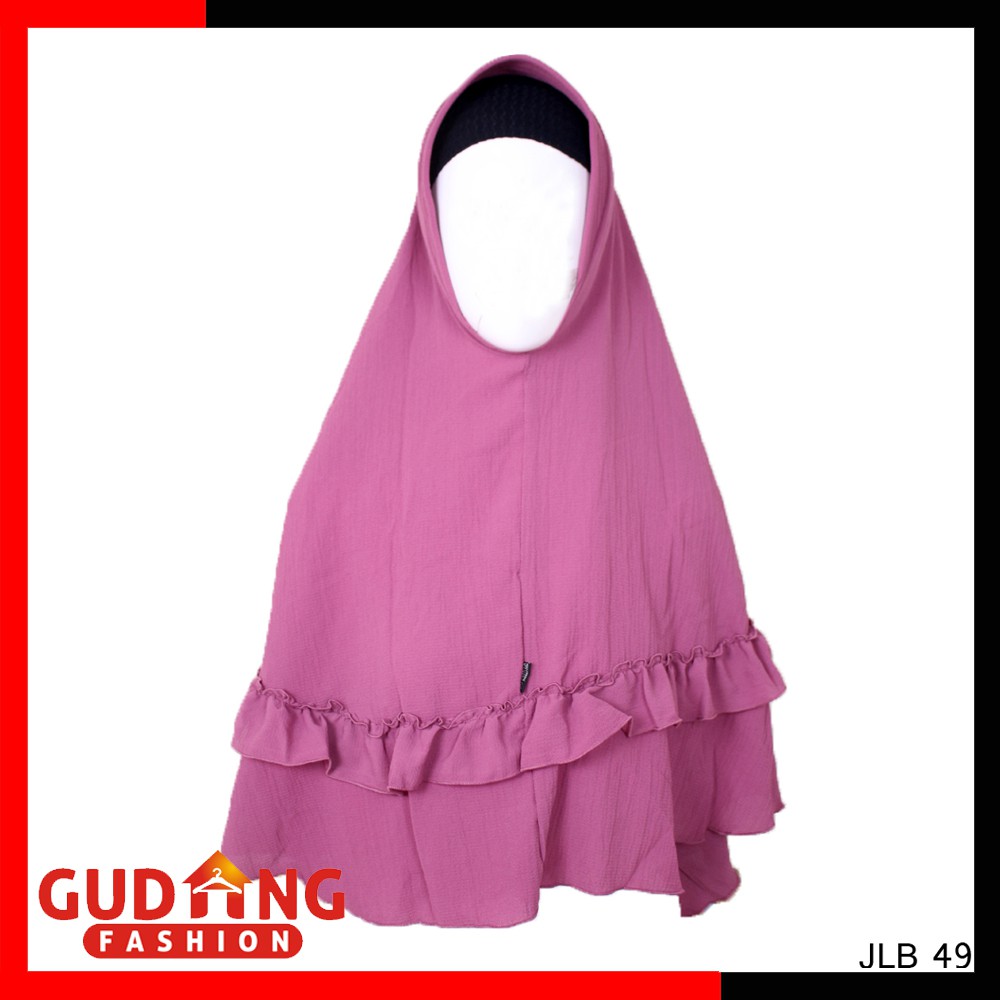 Kerudung Rempel Jumbo Polos - JLB 49