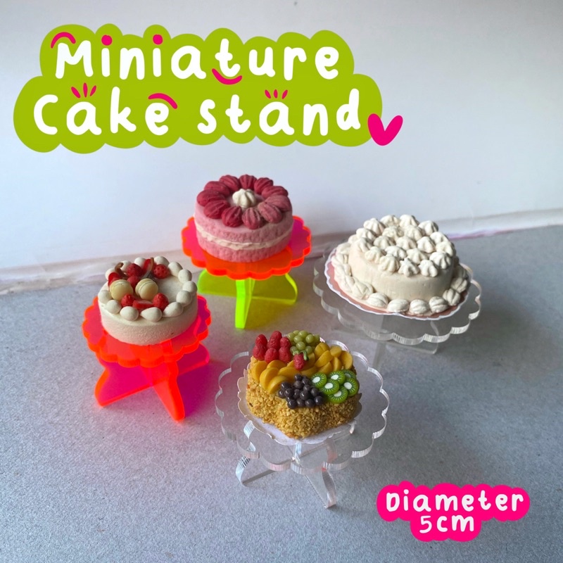 Miniature Cake Stand | Stand Kue Mainan by Yeele