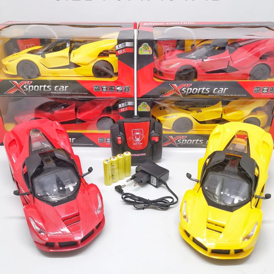 Mainan Mobil Remote Control Sport Car bisa buka tutup pintu  789-508