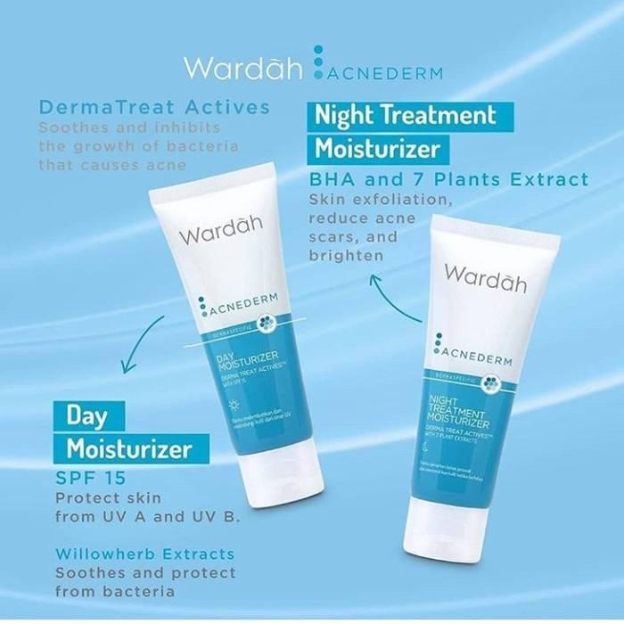 Paket Wardah Acnederm Series Complete Package - Paket Acne Skin Care Wardah-2