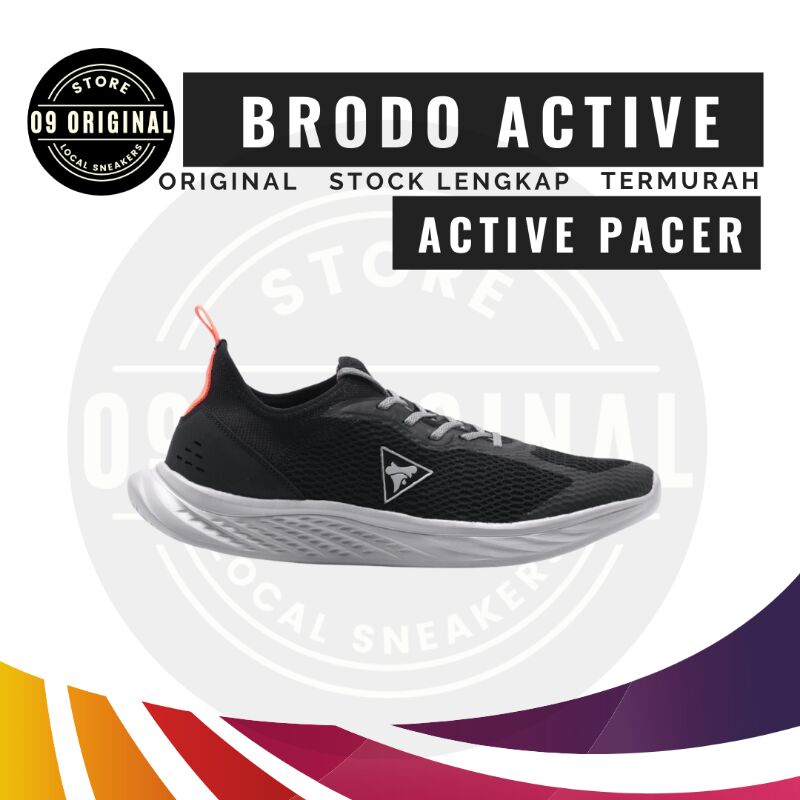 BRODO ACTIVE PACER Sepatu Lari TERMURAH