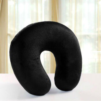 Bantal Leher Kepala Empuk bentuk U Headrest