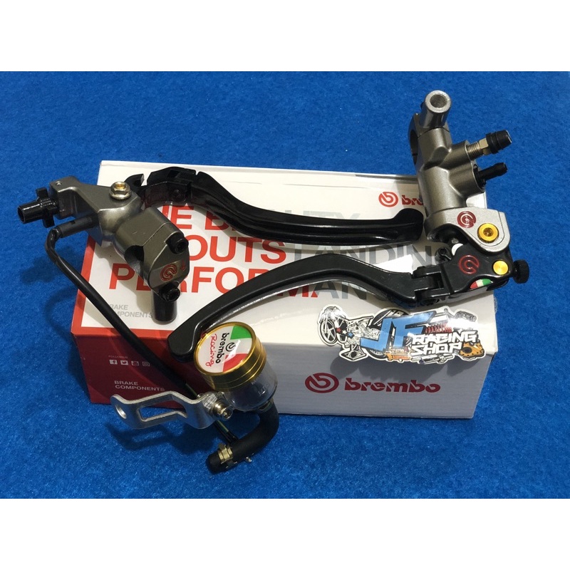 Handle kanan kiri brembo izumi TERMURAH lengkap switch rem dan dudukan spion handle rem/kopling