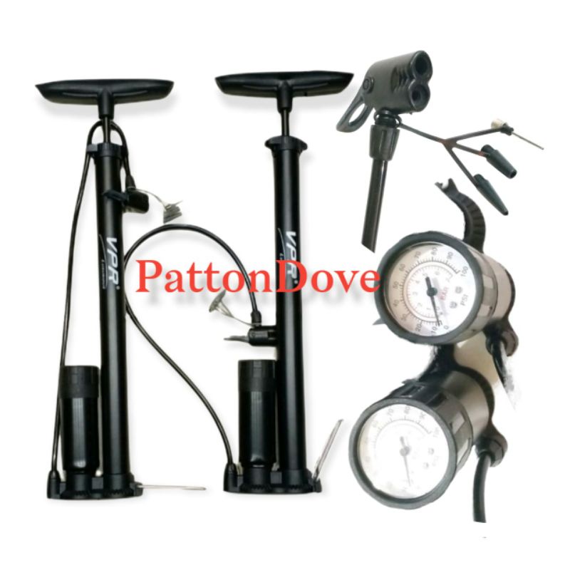 POMPA ANGIN SEPEDA MOTOR TABUNG METER ORI TERBAIK patton pattondove patton.id pattondove.id rusiacollection rusiacollection.id