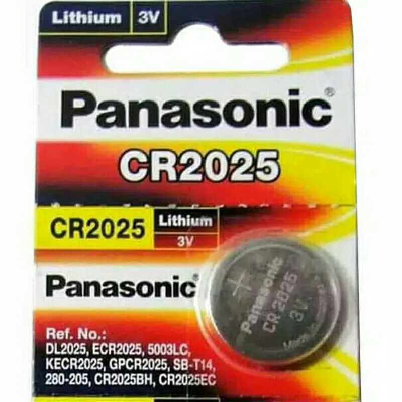 PANASONIC CR2025 BATERAI BATRE BATTERY JAM TANGAN CR 2025