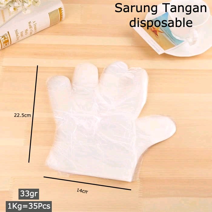 SARUNG TANGAN DISPOSABLE/DISPOSABLE GLOVE ISI 100PC/PACK