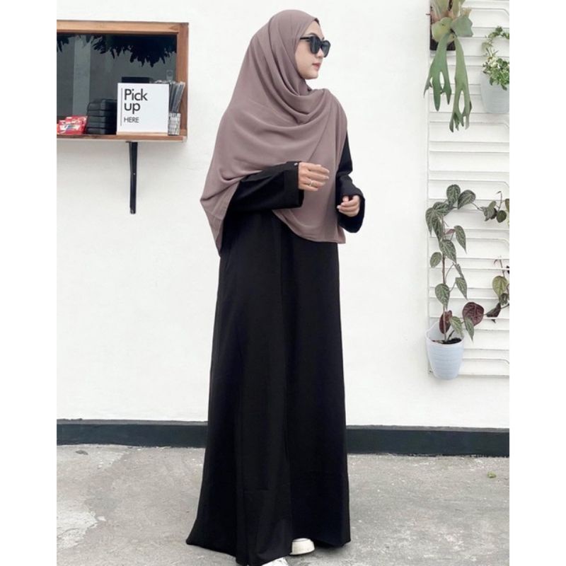 ( BISA COD) ABAYA POLOS/ABAYA TURKY/ABAYA ARAB/ABAYA HITAM/ ABAYA TURKI