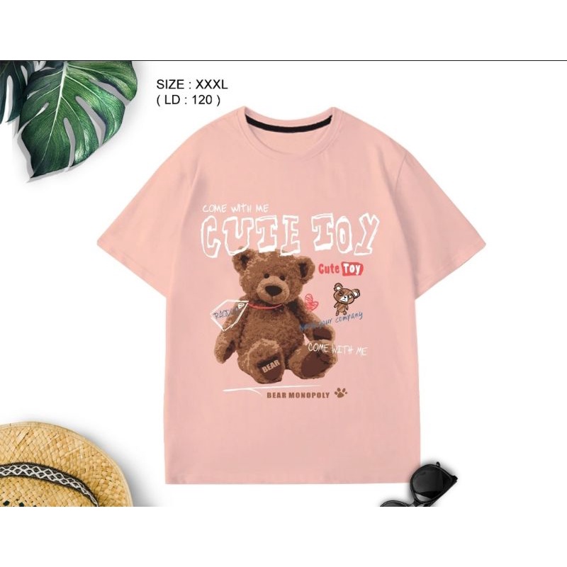 kaos wanita oversize cute toys atasan wanita jumbo