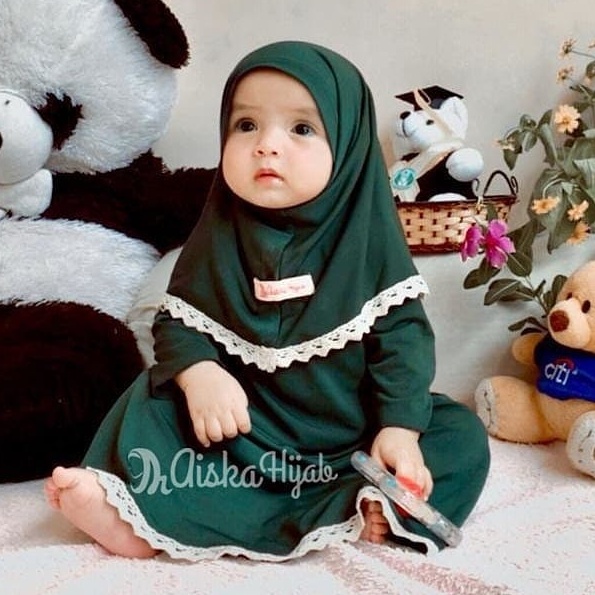 Baju Gamis Anak Perempuan Gamis Bayi Umur 1 2 3 4 Tahun Daily Lace Series / Gamis Bayi Perempuan Cantik