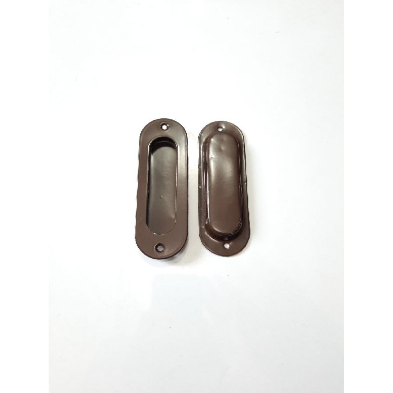 Tarikan Kom Oval Coklat / Handle Kom / Tarikan Pintu Dorong Sliding