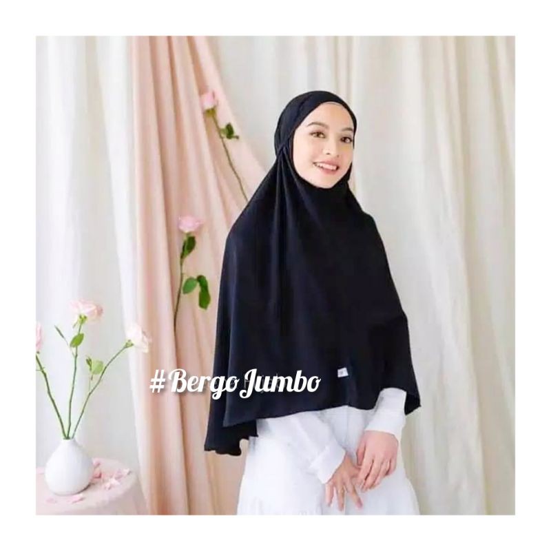 NEW Bergo  Maryam  Jumbo Size XL Bergo  Maryam  Tali Size XL 