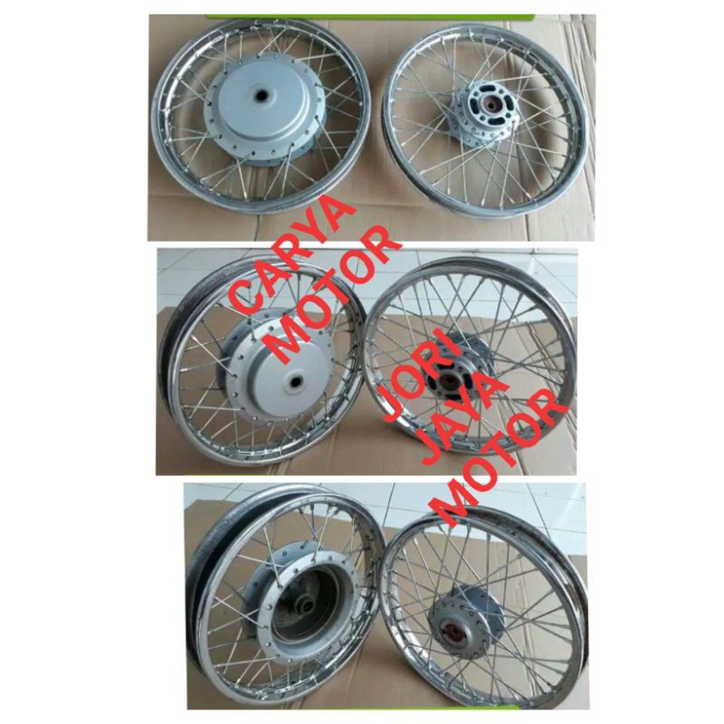PROMO VELG jari jari depan belakang Suzuki spin tahun 2008 keatas gigi 20 asli original terlaris