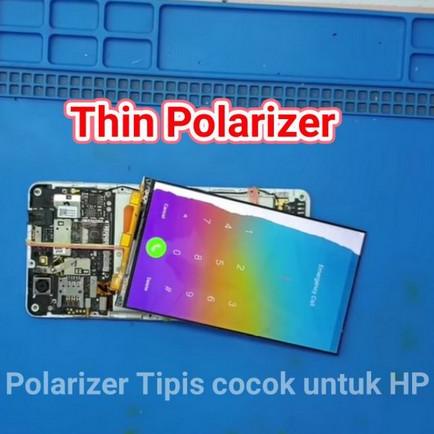 Polarizer Lembaran Tipis 15 Cm * 15 Cm, 20 Cm * 20 Cm, 25 Cm Polaris Lcd Polariser Untuk Hp Murah