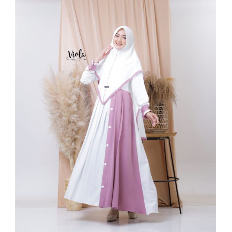 SET MAUZA SYARI TERBARU EDISI LEBARAN ORI BY VIOLA HIJAB