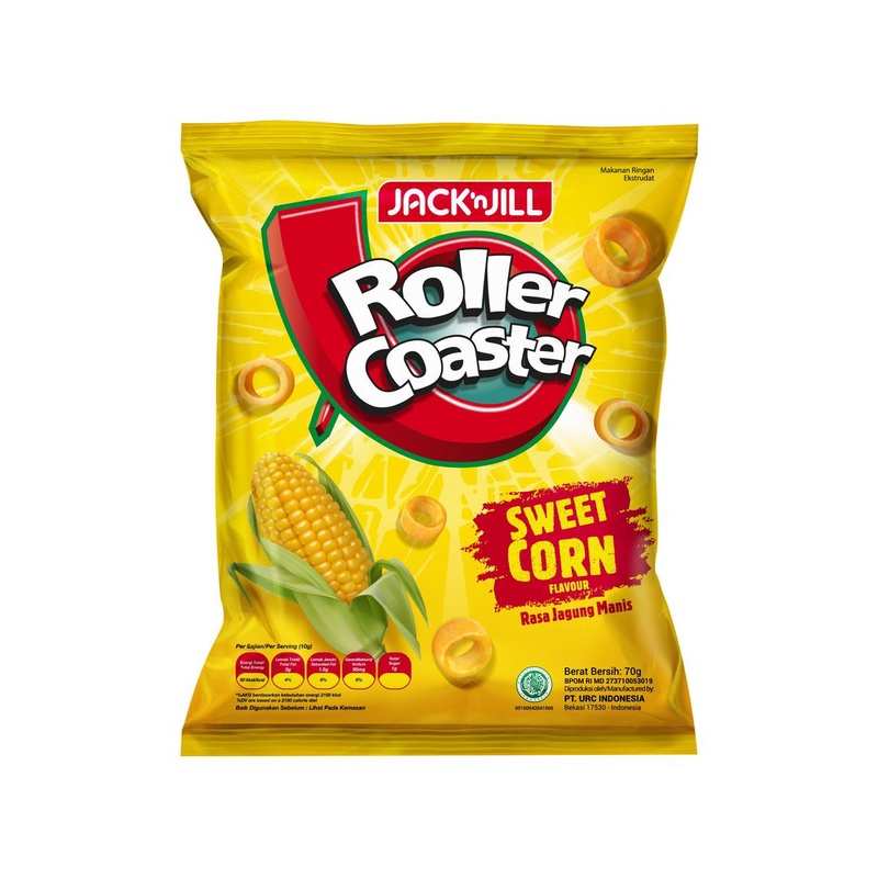 

Roller Coaster Snack Jagung Manis 70G - Alhanan/04