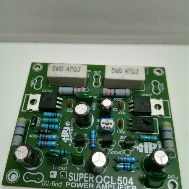 Driver super ocl 504#transistor bisa pakai Sanken.toshiba.jengkol