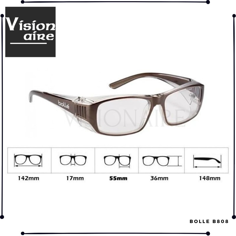 Kacamata Safety Minus Bolle B808
