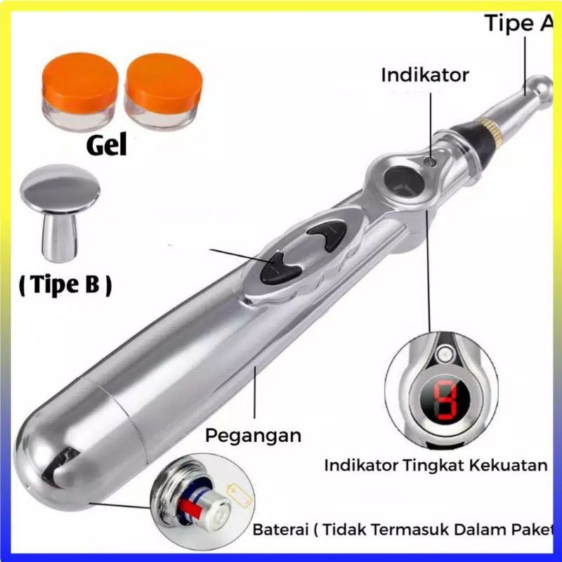 Pen Akupuntur Terapi Elektrik Alat Pijat Titik Syaraf