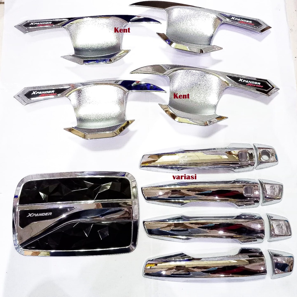 Paket Outer Mangkok Cover Handle Tank Cover Xpander Chrome