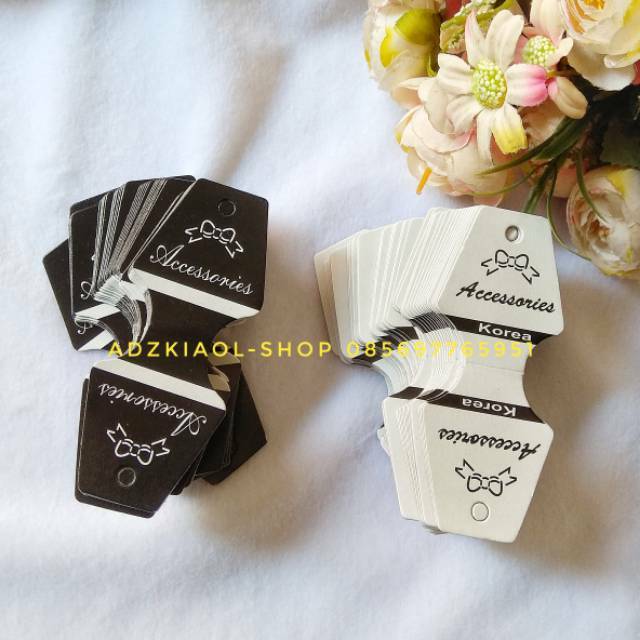 

Hangtag Kalung / hangtag gelang