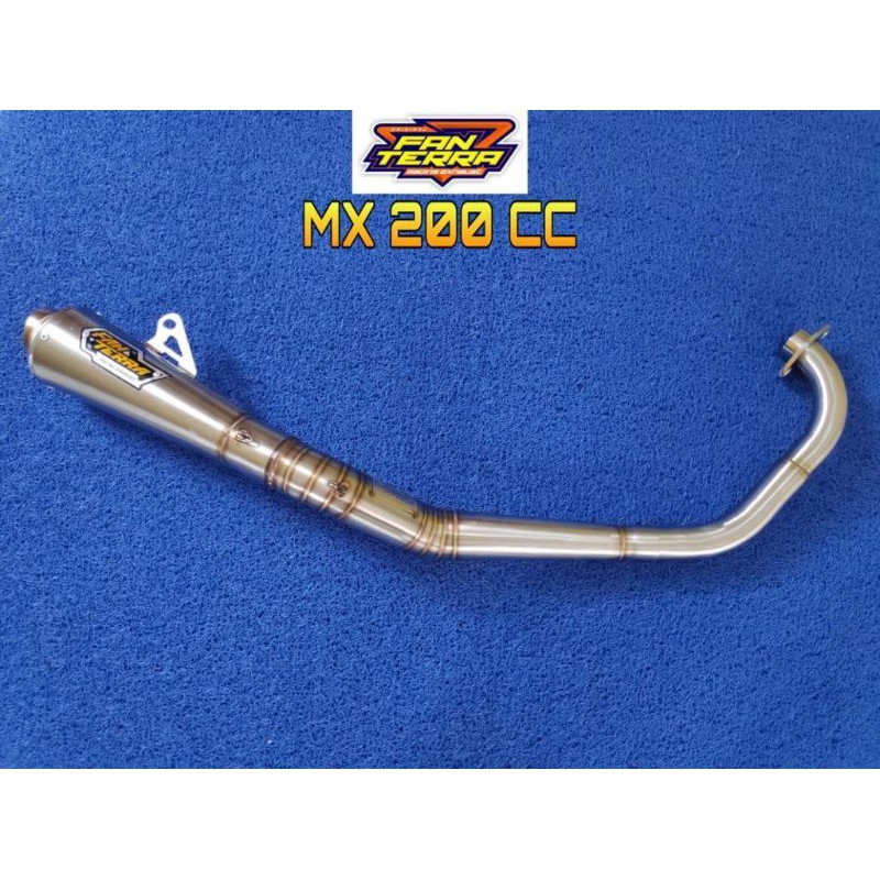 Knalpot Fanterra Mx 200cc Full Stainless