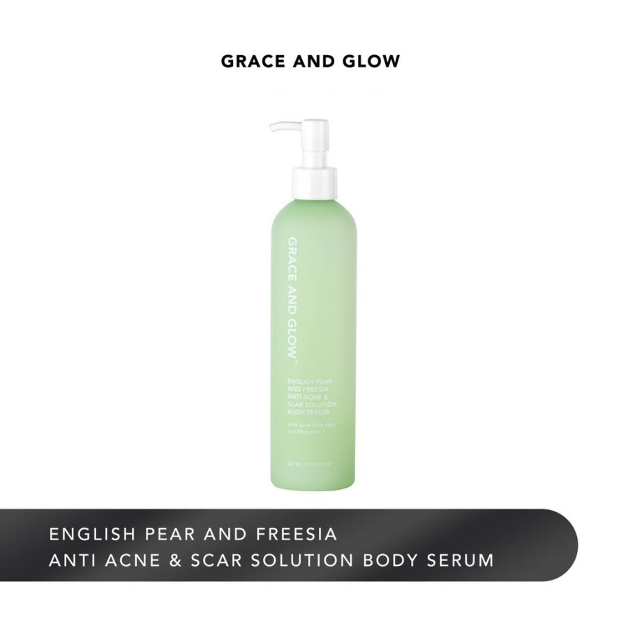 ★ BB ★ Grace and Glow English Pear and Freesia Anti Acne &amp; Scar Body Serum