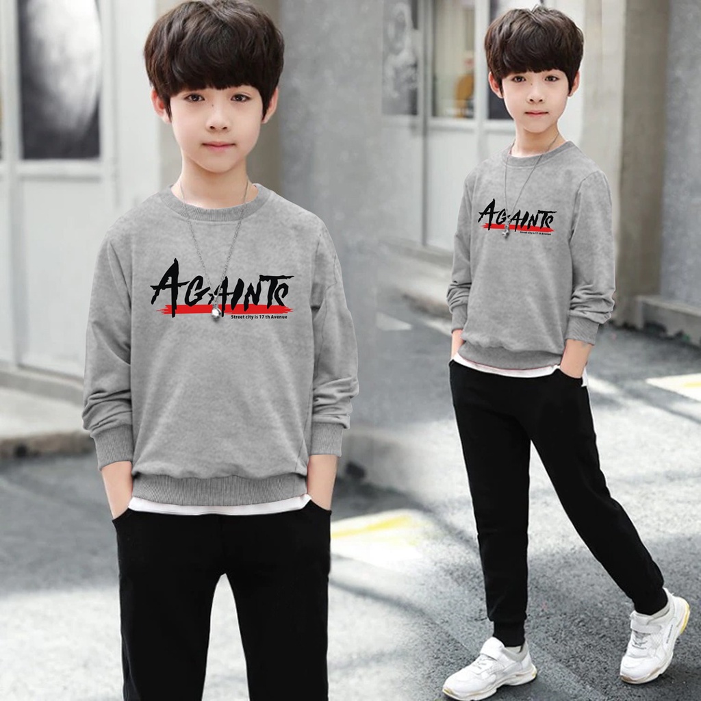 Switer Againts Terbaru / Sweater Anak Laki-laki /  Sweeter Gaming Bahan Babyterry / FLAVA_STORE