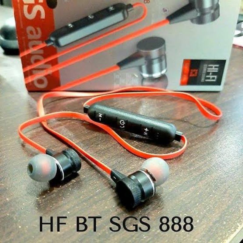 [SG-888] Headset Wireless Magnetic Earphone Bluetooth Sport By Zboox