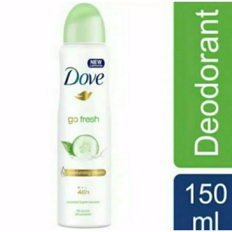 dove go fresh cucumber deodorant spray 150ml