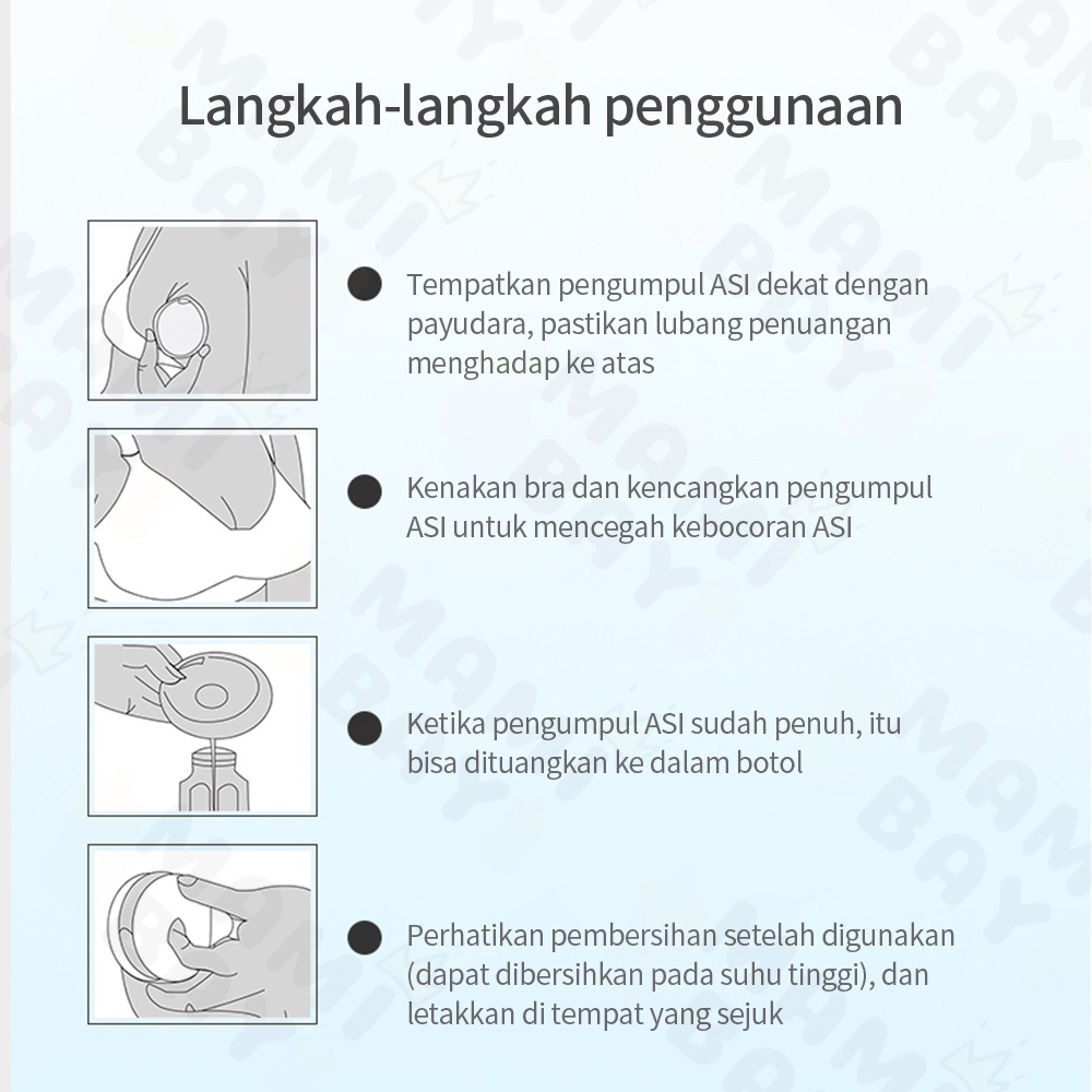 OKEYI Breast milk collection shells breast pad penampung asi