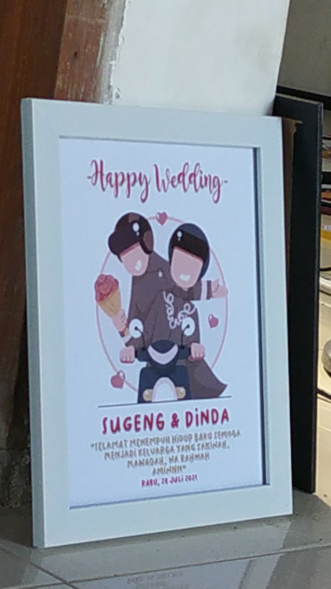Gantungan Pigura Kecil Ecer