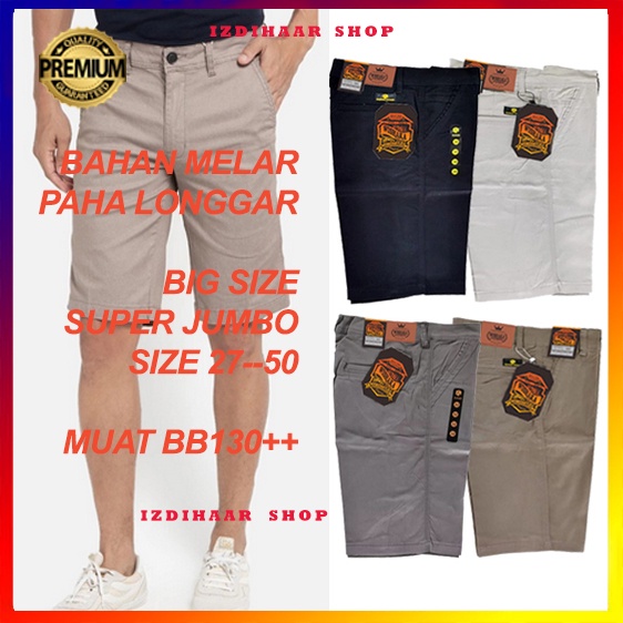 Celana Pendek Pria JUMBO CHINO BIG SIZE CINOS 39 - 50