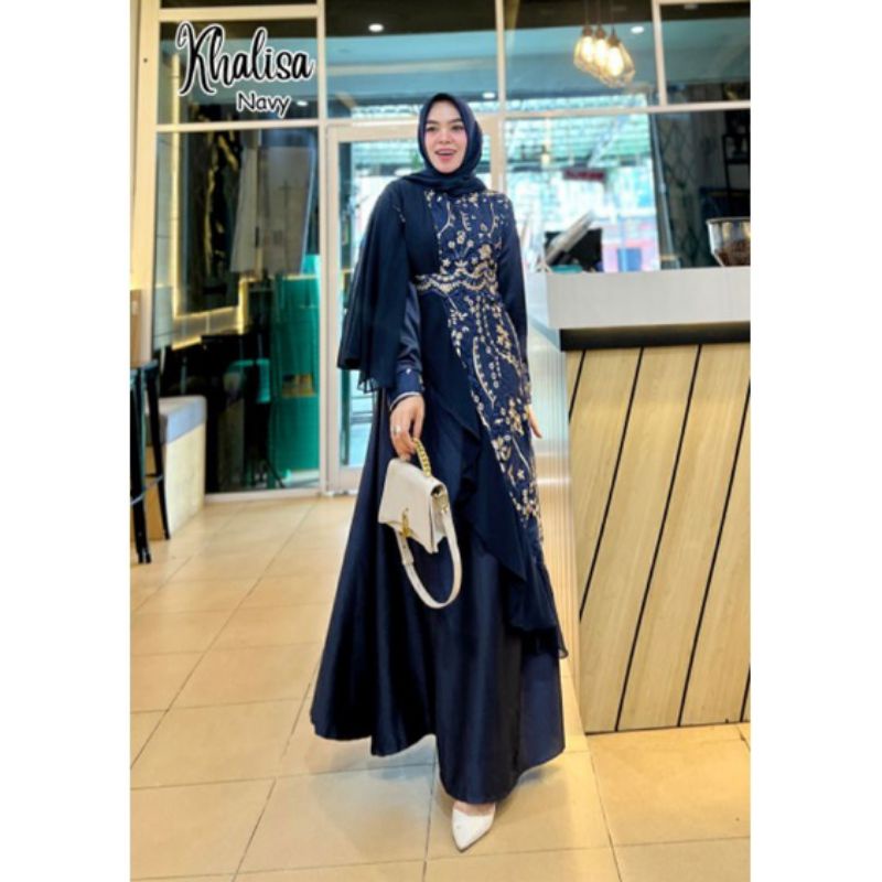 GAMIS BROKAT SELENDANG KONDANGAN KHALISA