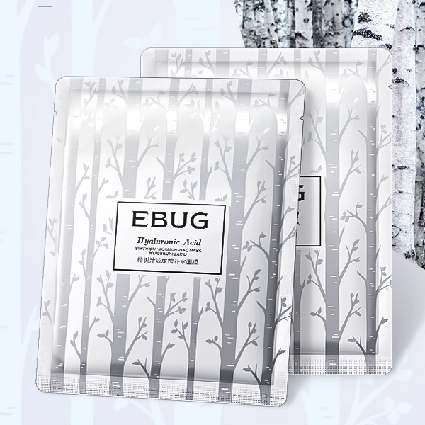 EBUG Hyaluronic Moisturize Sheet Mask Masker Wajah BQ039