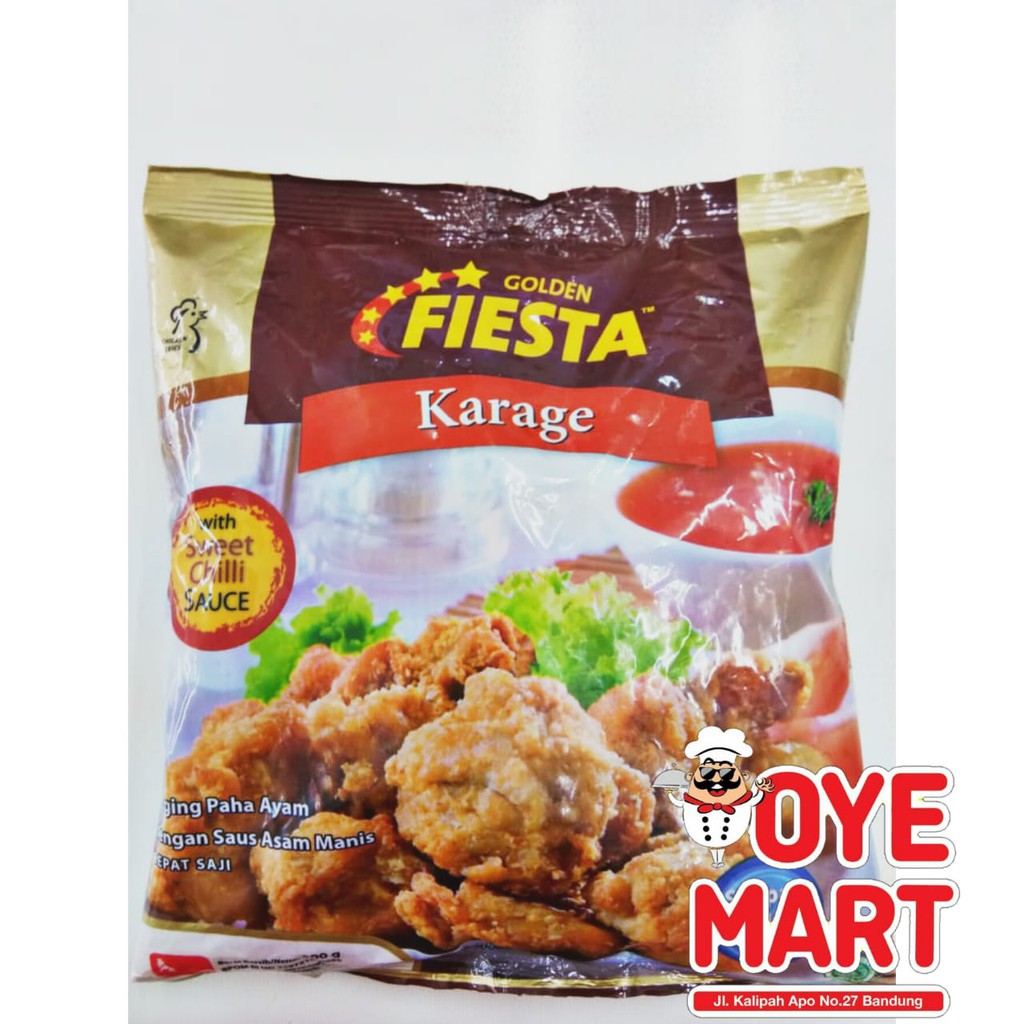 GOLDEN FIESTA KARAGE WITH SWEET CHILLI SAUCE 500GR