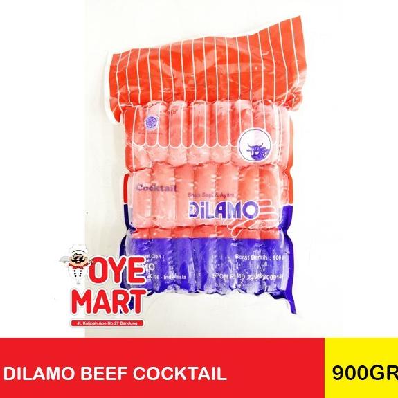 

MAKANAN BEKU / DILAMO BEEF COCKTAIL 900GR SOSIS SAPI DAN AYAM DILAMO NON COD