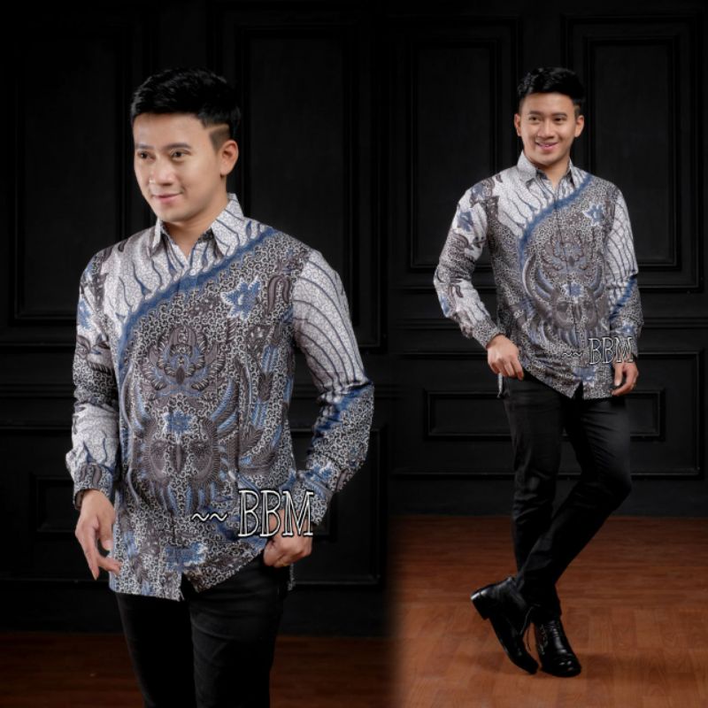 KEMEJA BATIK PANJANG PEKALONGAN MOTIF TERBARU