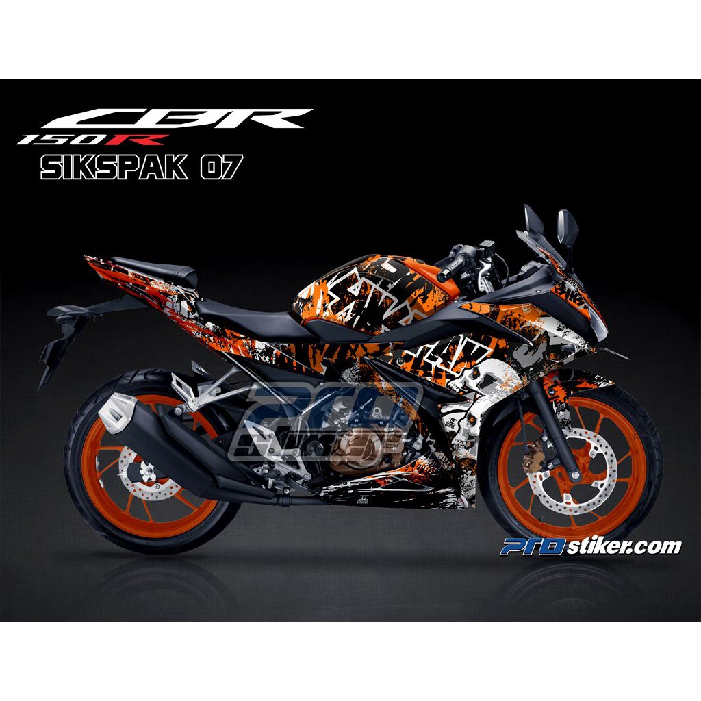 Decal Honda CBR 150 K45G Gambar Tengkorak SKSPK Racing Full Body