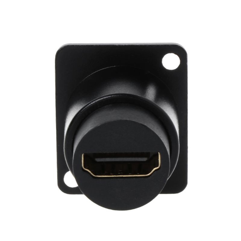 HDMI D-type RJ45 Socket Network Plug Chassis Panel Mount Audio Connector