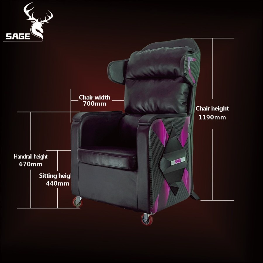 Sage SG-903 Gaming Chair / Kursi Sofa Gaming